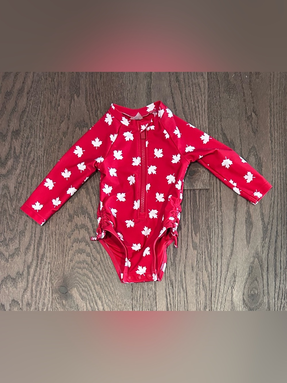 Old Navy Size 3-6 month Baby Girl's Canada Swim Suit